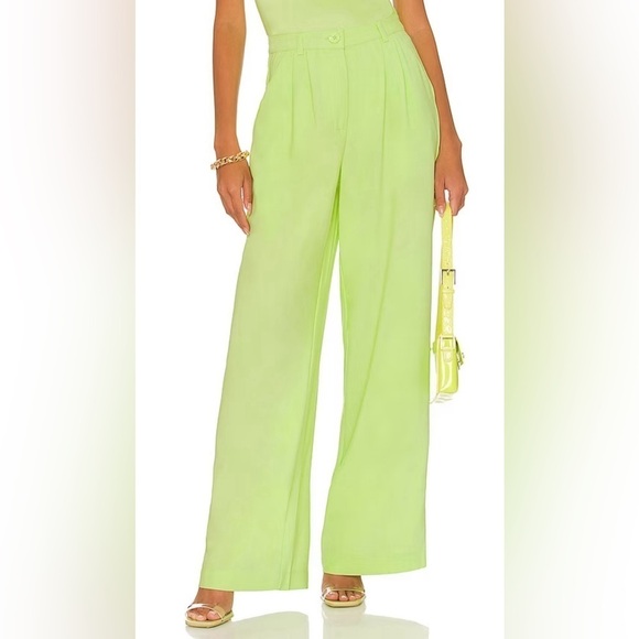 0307 - WEWOREWHAT High Rise Pleated Pant size 4 $79 - Picture 1 of 7